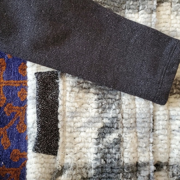 Anthropologie Zip up Sweater heavy knit panel sz L - Picture 3 of 10